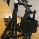 miniature catapulte - Château de Castelnaud