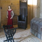 reconstitution scène de vie - Château de Castelnaud