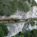 Roque Saint Christophe - vue falaise