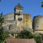 vue depuis le village - Château de Castelnaud