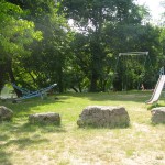 Plage Coux-et-Bigaroque - aire jeux enfants