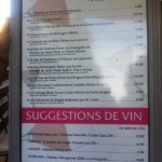 Chai Monique - menu