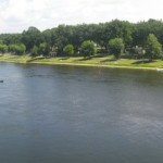 plage du buisson - vue du pont