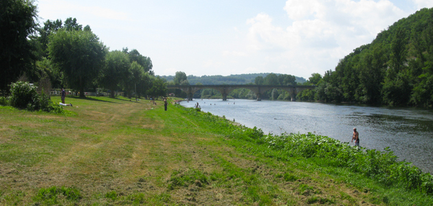 Plage du Buisson de Cadouin