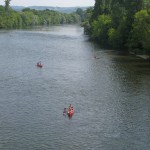 plage limeuil - canoes