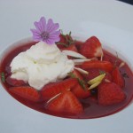 La Savie - dessert soupe de fraises
