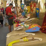 marché stands - fête médiévale Belvès