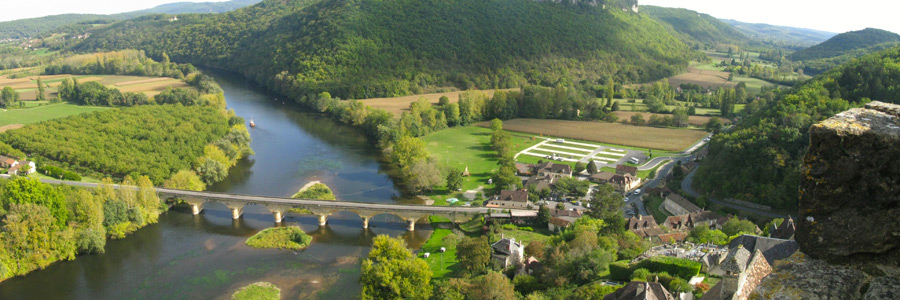 village de Castelnaud-la-chapelle en Dordogne