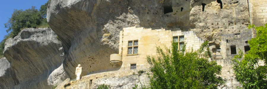 village de Les Eyzies-de-Tayac en Dordogne